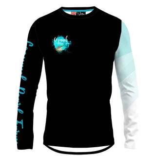 CPF Wave Black - Men MTB Long Sleeve Jersey