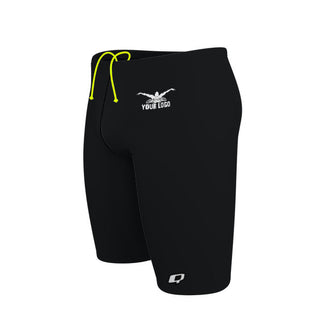 Hip Left Logo- Solid Jammer Swimsuit