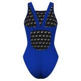 Q Solid suits 24 - Solid Classic Strap Swimsuit