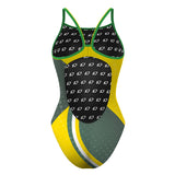Green Bay Cheese head - Skinny Strap Swimsuit