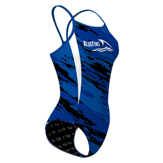 Blue Fins - Skinny Strap Swimsuit