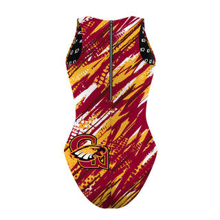 Clovis West Golden Eagles - Women's Waterpolo Swimsuit Classic Cut