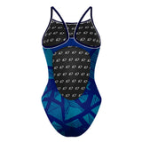 Pyramid-Navy/Royal-20 - Skinny Strap