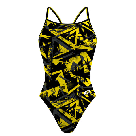 Yellow Grunge Urban Style - Skinny Strap
