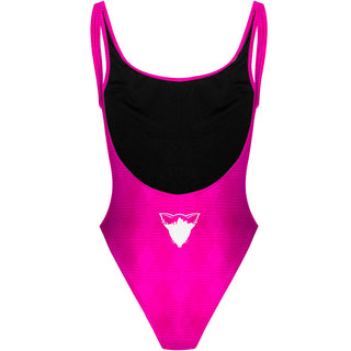RATS - High Hip One Piece Swimsuit - PINK - High Hip One Piece Swimsuit