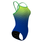 Lime Green Hexagon Gradient - Skinny Strap