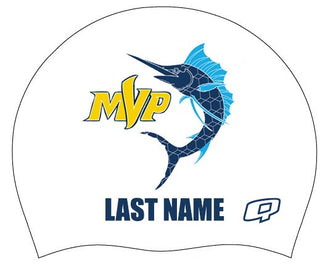 Moraga Valley Pool (MVP) - Silicone Cap with name (set of 2)