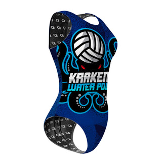 krakens WP NAVY - Women Waterpolo Swimsuit Classic Cut