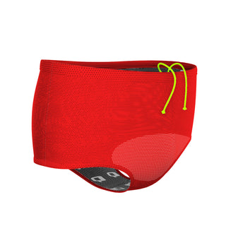 Red - Mesh Drag Swimsuit