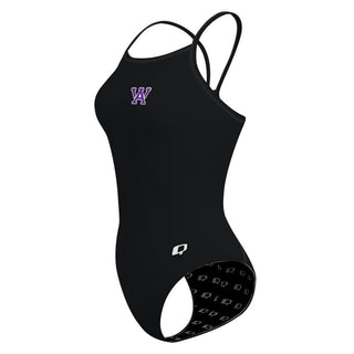 Prueba S - Solid Skinny Strap Swimsuit - PERSONALIZED