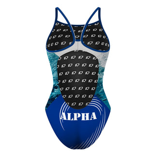 AlphaNew - Skinny Strap Swimsuit
