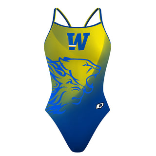Widener Swim Team - Skinny Strap Swimsuit
