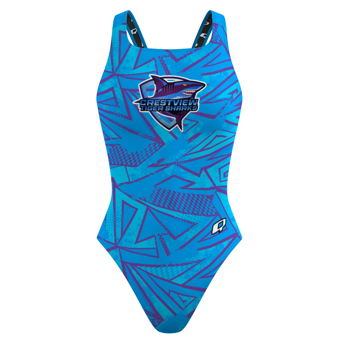 Crestview Tiger Sharks 2 - Classic Strap Swimsuit