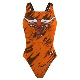 MAULDIN MAVERICKS - Classic Strap Swimsuit