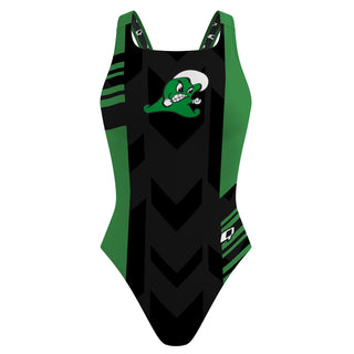 Churchill County Greenwave - Classic Strap Swimsuit