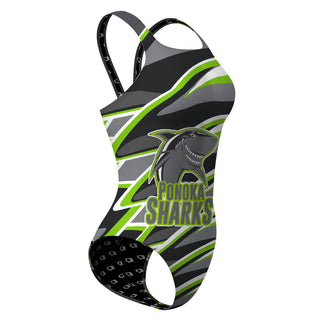 Ponoka Sharks - Classic Strap Swimsuit