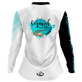 CPF Wave White  - Women MTB Long Sleeve Jersey