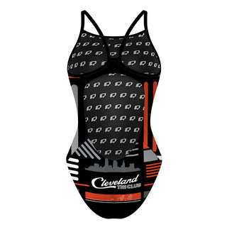 Cleveland Triathlon Club 24 - Skinny Strap Swimsuit