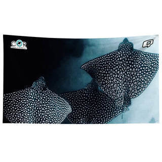COR-BLUE RAY logo - Microfiber Swim Towel