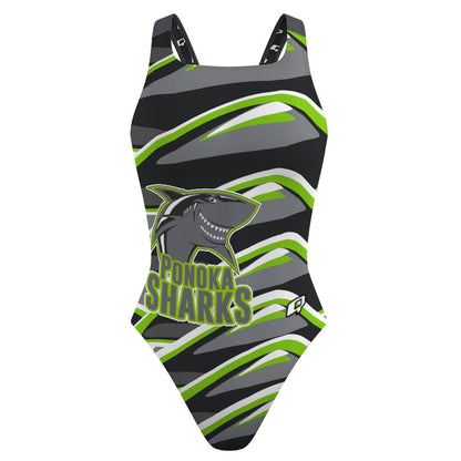 Ponoka Sharks - Classic Strap Swimsuit