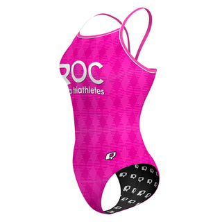 RATS - Sunback Tank Swimsuit - PINK - Sunback Tank Swimsuit