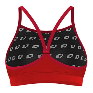 RFTC River Front GUARD Red FV - Classic Sports Bikini Top