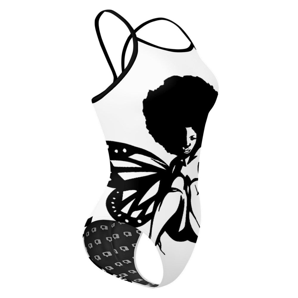 Black Butterfly Swim Club - Skinny Strap