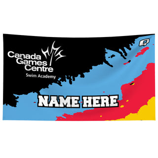 Canada Games Centre with Names - Microfiber Swim Towel