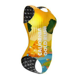 California Gold Rush - Women's Waterpolo Swimsuit Classic Cut
