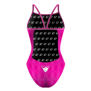 RATS - Sunback Tank Swimsuit - PINK - Sunback Tank Swimsuit