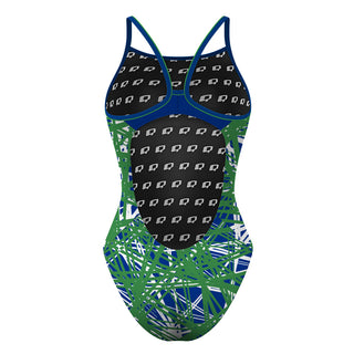 Elmhurst Aquatics - Skinny Strap Swimsuit