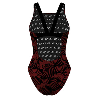 Menomonie Mustangs - Classic Strap Swimsuit