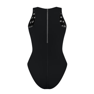 Chest Logo - Solid Women's Waterpolo Swimsuit Classic Cut