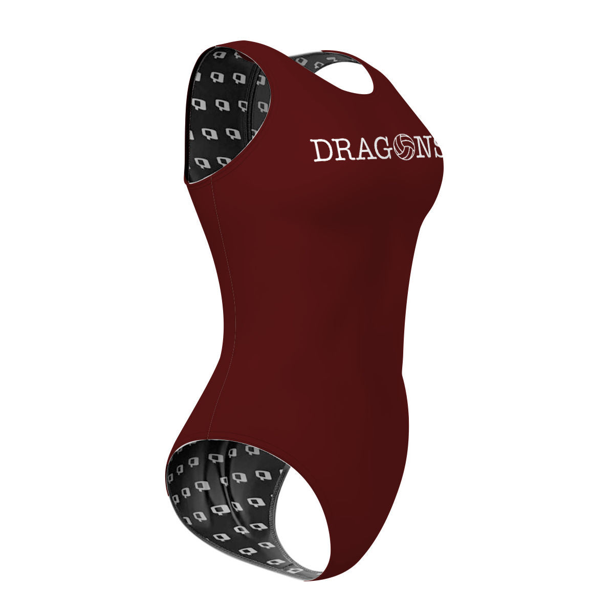 FOOTHILL DRAGONS - Women Waterpolo Swimsuit Classic Cut