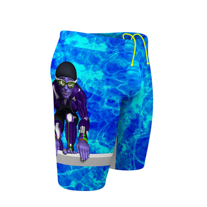 FLUID MECHANICS PURPLE - Jammer Swimsuit