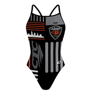 Cleveland Triathlon Club 24 - Skinny Strap Swimsuit