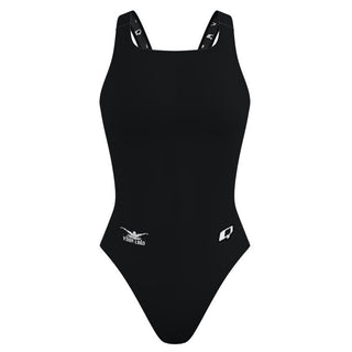 Hip Logo - Solid Classic Strap Swimsuit