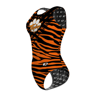 Roseville High School Tigers - Women's Waterpolo Swimsuit Classic Cut
