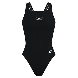 Chest Logo - Solid Classic Strap Swimsuit