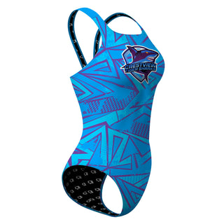 Crestview Tiger Sharks 2 - Classic Strap Swimsuit