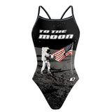 to the moon stars final - Skinny Strap