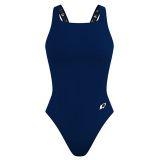 Q Solid suits 24 - Solid Classic Strap Swimsuit