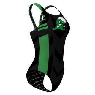 Churchill County Greenwave - Classic Strap Swimsuit