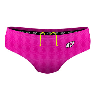 Mens Classic Brief Swimsuit - PINK - Classic Brief Swimsuit