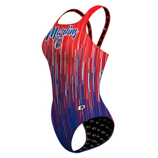 Massad Marlins - Classic Strap Swimsuit