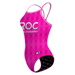 RATS - Skinny Strap Swimsuit - PINK - Skinny Strap Swimsuit