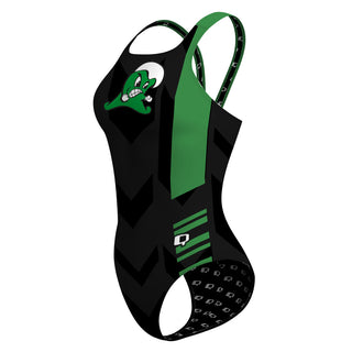 Churchill County Greenwave - Classic Strap Swimsuit