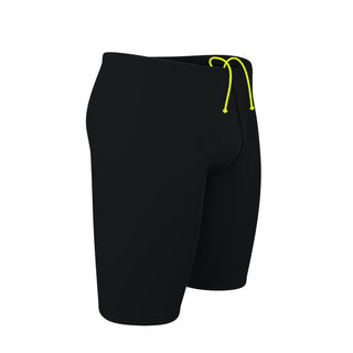 Hip Left Logo- Solid Jammer Swimsuit