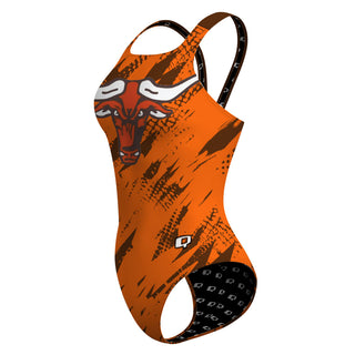 MAULDIN MAVERICKS - Classic Strap Swimsuit