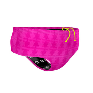 Mens Classic Brief Swimsuit - PINK - Classic Brief Swimsuit